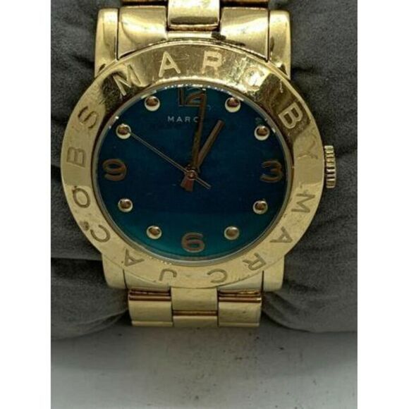 Marc By Marc Jacobs MBM8624 Women's Watch Stainless Steel Gold Green Dial D448 - Picture 1 of 9